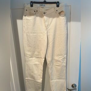 Abercrombie Curve Love 90s Straight Ultra High Rise Jean